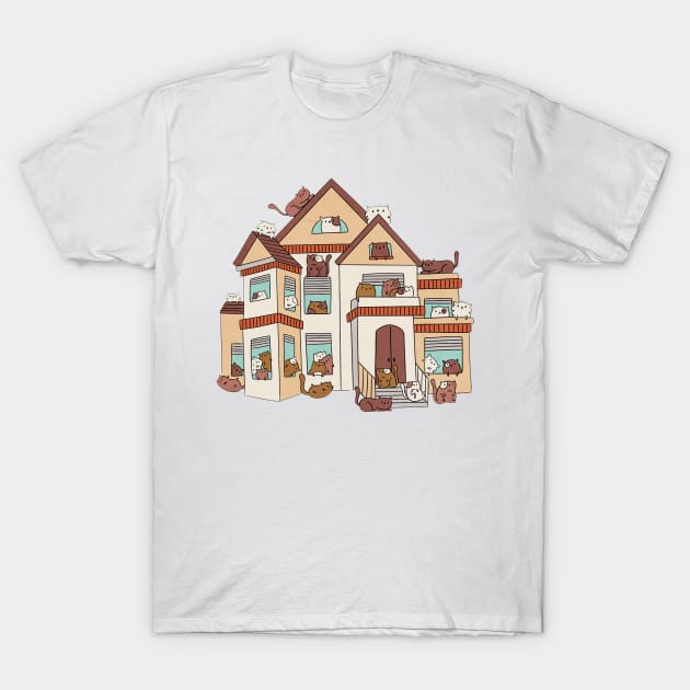 Cat house T-Shirt by Picasso_design1995